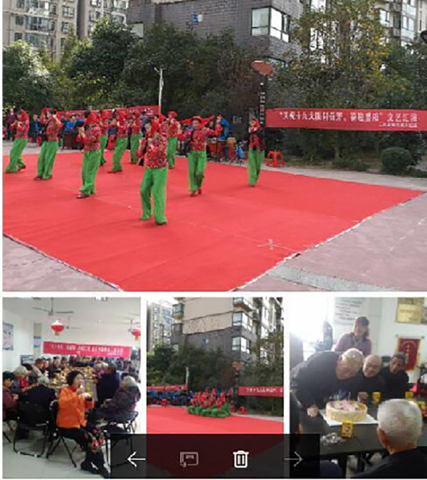 庆祝十九大、喜迎重阳节